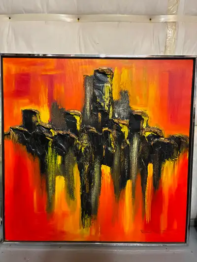 Roland Parret Artiste peintre québécois / canadien, né en France. (1935-2006) https://galerie-art-de...