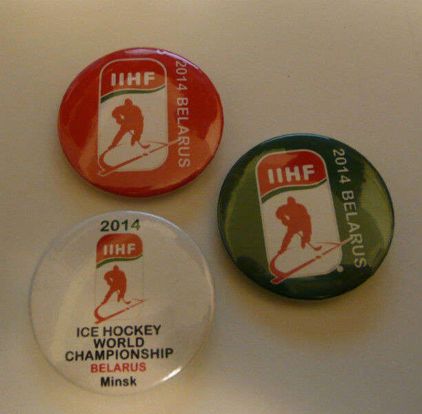 Badge IIHF Ice Hockey World championship 2014 Belarus Minsk in Arts & Collectibles in Winnipeg