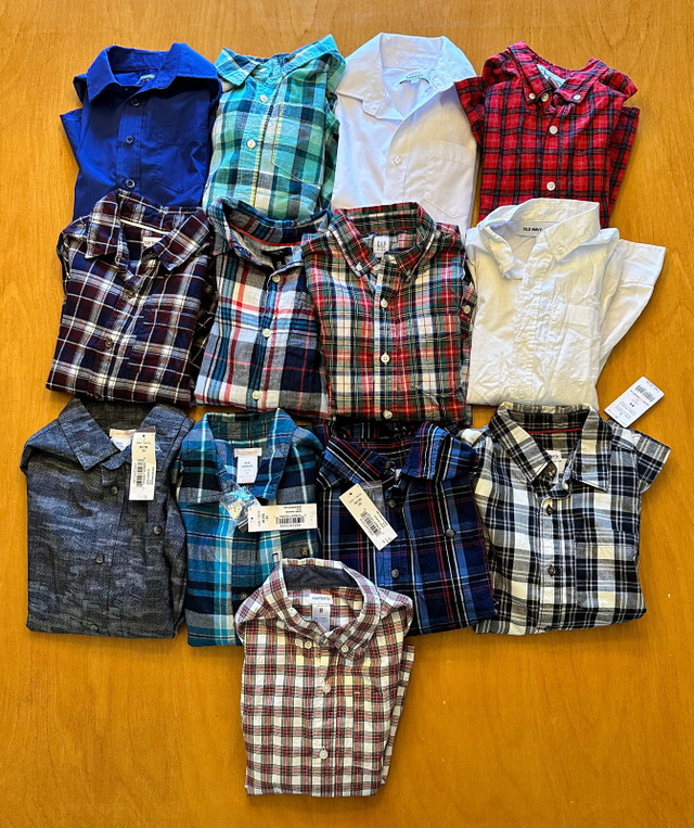 Boys Size 8 Button Down Shirt Lot in Kids & Youth in Thunder Bay