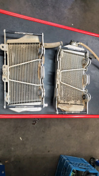 Yamaha YZ250F 2006 to 2009 Radiators and braces