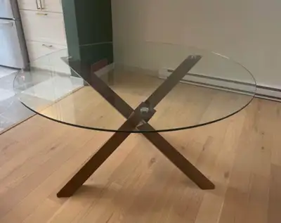 Glass Round Dining Table, View more