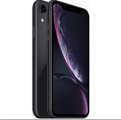 iPhone XR (also called iPhone 10) - 64 gb - unlocked - black - no damage - battery health 75-80% - b...