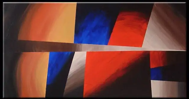 Dimensions - 48"x24" Original Abstract Painting Wall Art Canvas in Home Décor & Accents in Saskatoon - Image 3