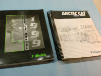 Arctic Cat snowmobile service manuals. Z sleds 99 & 2000