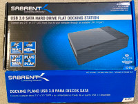 Sabrent USB 3.0 SATA HDD/SSD Flat Docking Station