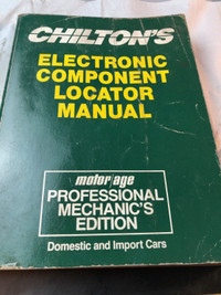 CHILTON 1982-1989 ELECTRONIC COMPONENT LOCATOR MANUAL #M0760