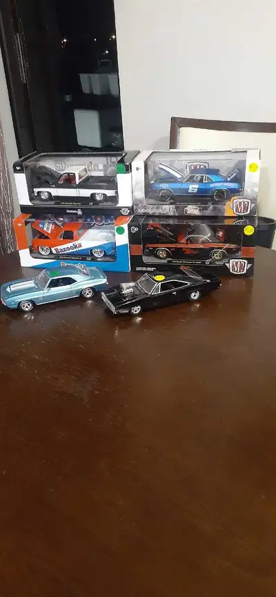 -75 chev square body pickup M2 $60. -73 chev square body pickup M2 $60. -69 camaro Z28 stock car M2...