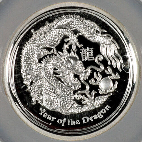 2012 DRAGON HIGH RELIEF Lunar Year Series 1oz Silver Coin $1 in Jewellery & Watches in City of Halifax - Image 4