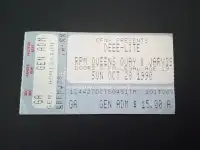 Vintage Deee-Lite Concert Ticket Stub October 28, 1990 Toronto