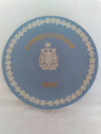 Blue Wedgwood Jasperware Canadian Constitution