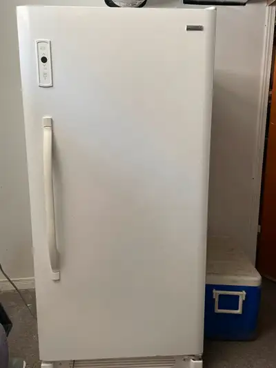 Frost Free Upright Freezer (Kenmore) 13.7 cubic feet Width 28” Height 59 1/2” Depth. 28”