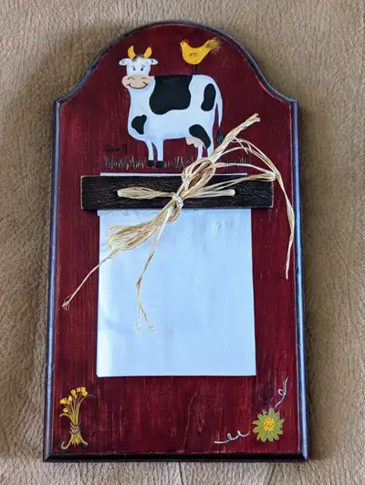 Bloc-notes (s'accroche au mur) en bois, View more