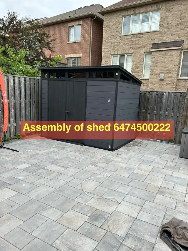assembly of storage shed in Outdoor Tools & Storage in City of Toronto - Image 3