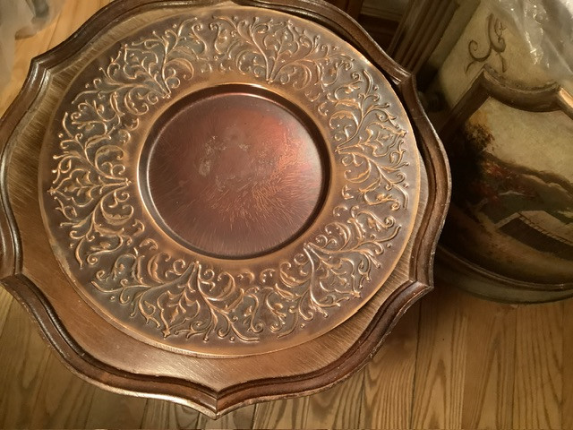 Vtg Talerz Sp-nia Rzemieslnicza Polish Copper PlateWall Art  in Home Décor & Accents in Belleville