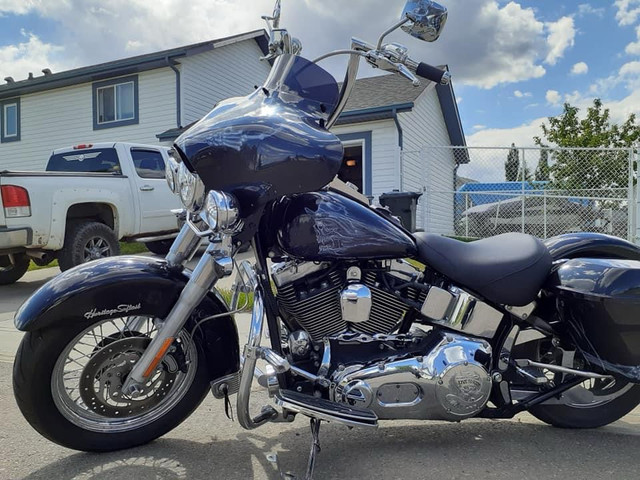 2001 Harley Davidson soft tail  in Street, Cruisers & Choppers in St. Albert - Image 2