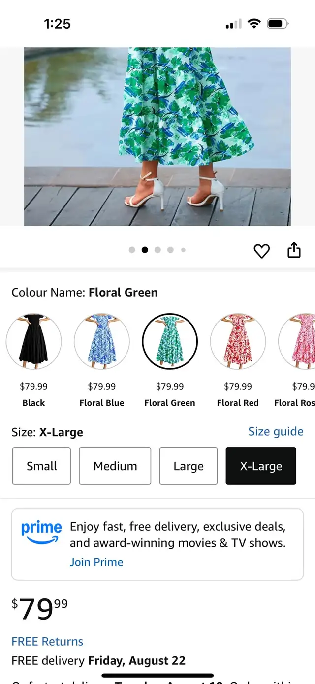 New Puffy Short Sleeve Square Neck summer Dress-XL in Women's - Dresses & Skirts in Kitchener / Waterloo - Image 4