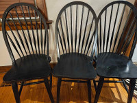 Black wooden Dining Chairs