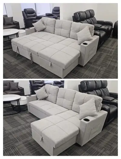 Brand New Sectional Sofa Bed Pullout Best Sale Offer!!, View more