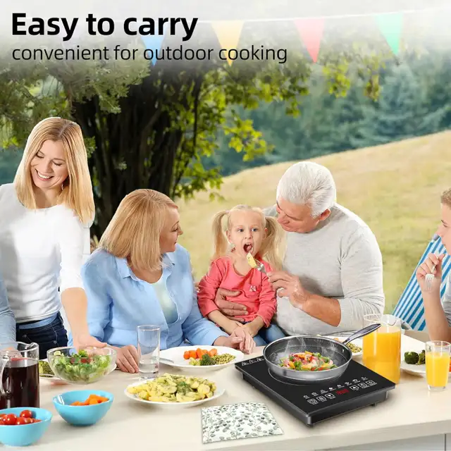 Portable induction Cooktop, 1800W, 9 Power Levels in Stoves, Ovens & Ranges in Longueuil / South Shore - Image 4