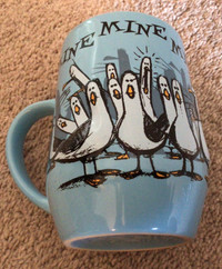 Finding Nemo Mine Mine Mine seagulls mug