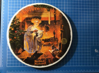 Norman Rockwell Christmas Plate
