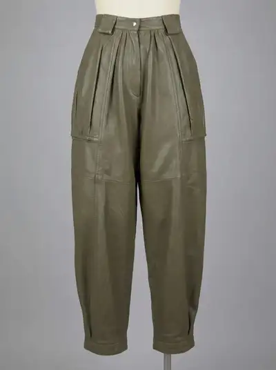 VINTAGE GENUINE LEATHER WOMEN’ S PANTS, View more