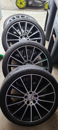 AMG C43 Rims and Tires