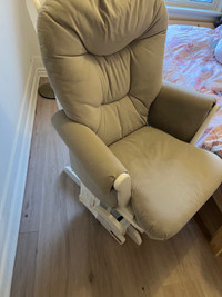 Nursing chair grey and white