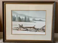 Ottawa artist 4 original Nancy Maxwell watercolour paintings 