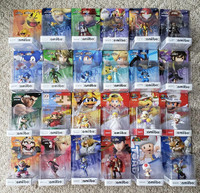 LARGE COLLECTION OF NINTENDO AMIIBO FIGURES BRAND NEW IN BOX