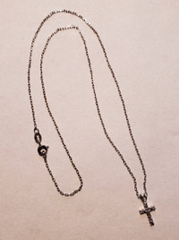 Sterling Silver Chain With Cross