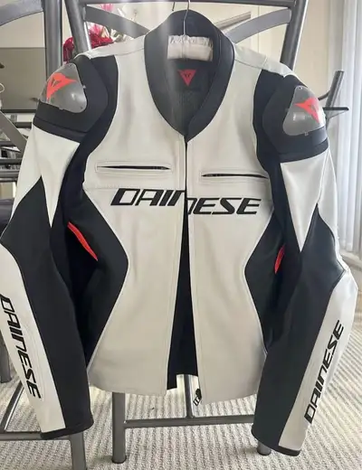 Dainese Racing 4 Motorcycle Racing CE Leather Track Jacket, View more