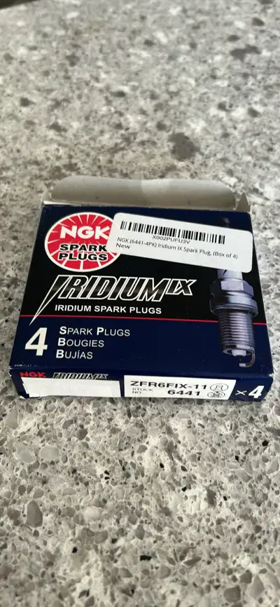 4 Spark plugs, ZFR6FIX-11 stock 6441 Fits: Acura: CL (2001-2003), EL (2003-2005), TL (various years)...