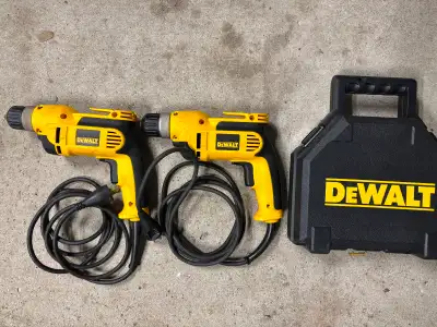 Dewalt Drills and Bit Set, View more