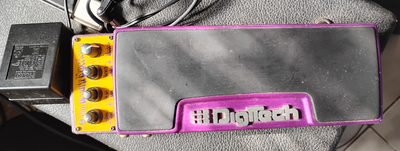 Pedal includes AC adapter. Cosmetics are rough, used condition and fully functional. I have a Fender...