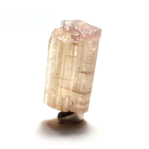 Bi-Color (Pink Cap/Yellow) Tourmaline Crystal Pendant/925 Silver in Jewellery & Watches in Sudbury - Image 2