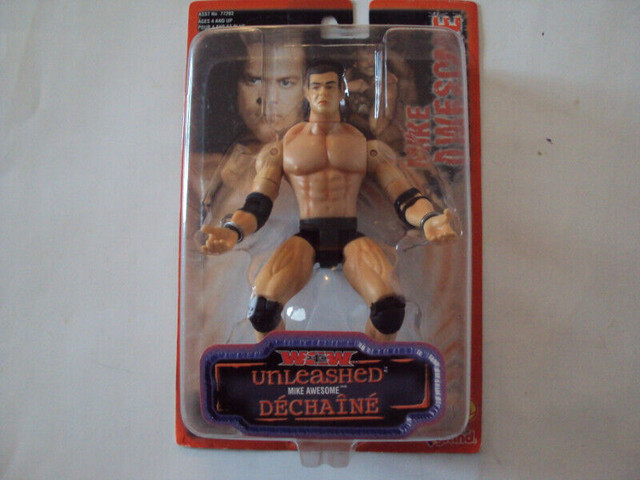WCW WRESTLING FIGURE - MIKE AWESOME - RARE  - 2001 in Arts & Collectibles in Barrie