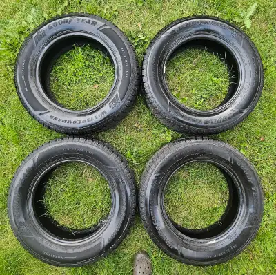 These Goodyear Winter Command tires are in good condition, as shown in the images, and they are read...