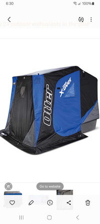 WANTED Flip over ice fishing tent 