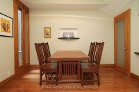 Solid Oak Mission Style Dining Room Table