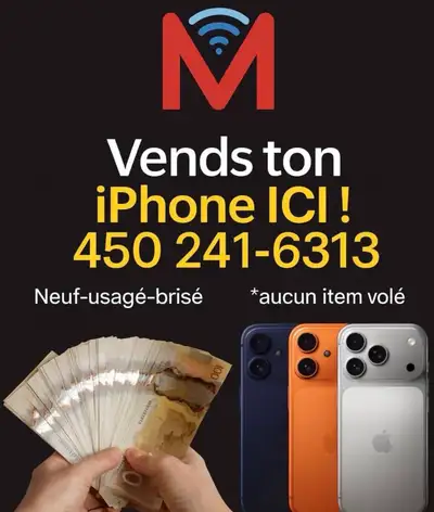 buying iphone 15 and up best price in town passez en magasin svp si vous etes interessé Megatronic l...