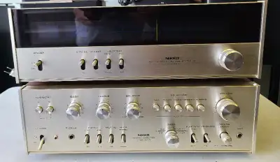 NIKKO FAM-500  STEREO TUNER AND NIKKO TRM-600 STEREO AMPLIFIER, View more