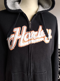 vintage harley davidson zip up hoodie! size womens medium