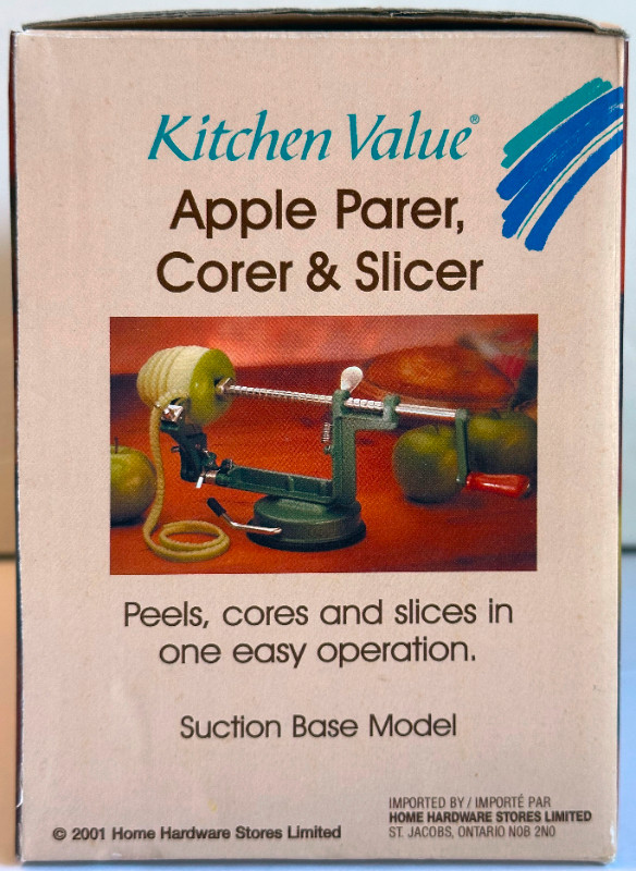 Apple Parer (Peeler), Corer Slicer with Suction Base in Processors, Blenders & Juicers in City of Toronto - Image 2