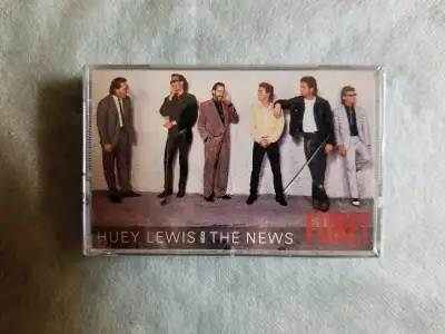 SEALED/ HUEY LEWIS CASSETTE TAPE , View more
