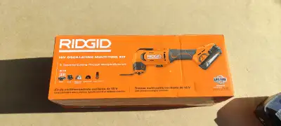 RIDGID 18V Cordless Lithium-Ion Oscillating Multi-Tool Kit with 2.0 Ah Battery and Charger RIDGID in...