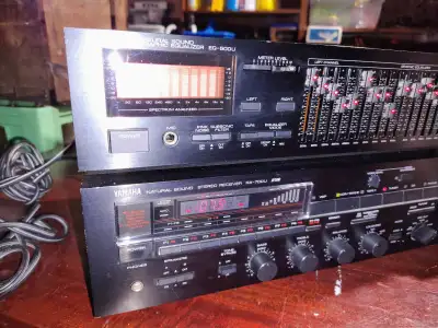 Vintage Yamaha Stereo Stack RX-700U & EQ-500U, View more