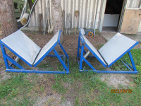 2 Shop-carts, Air Powered Tilt Tables