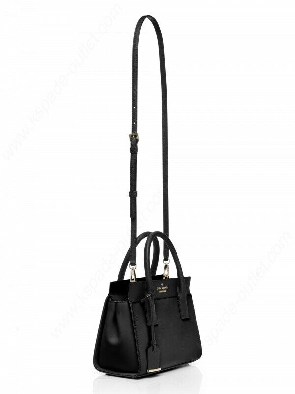 Kate Spade Women Cameron Street Mini Candace Leather Black Purse Women's Bags & Wallets