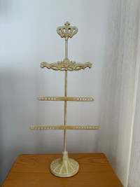 Antique Gold crown jewelry accessory stand gift